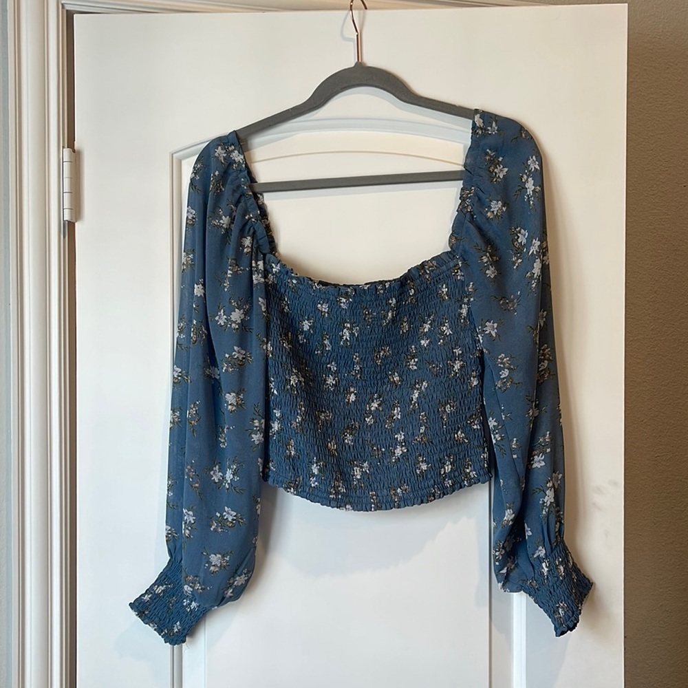 Floral crop top